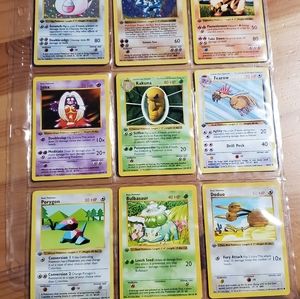 Pokémon cards 1 edition from the year 1995 .